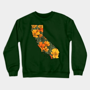 California Poppies Crewneck Sweatshirt